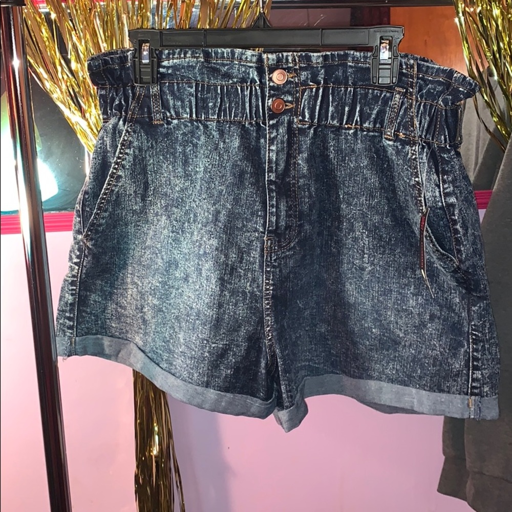 Blue shorts